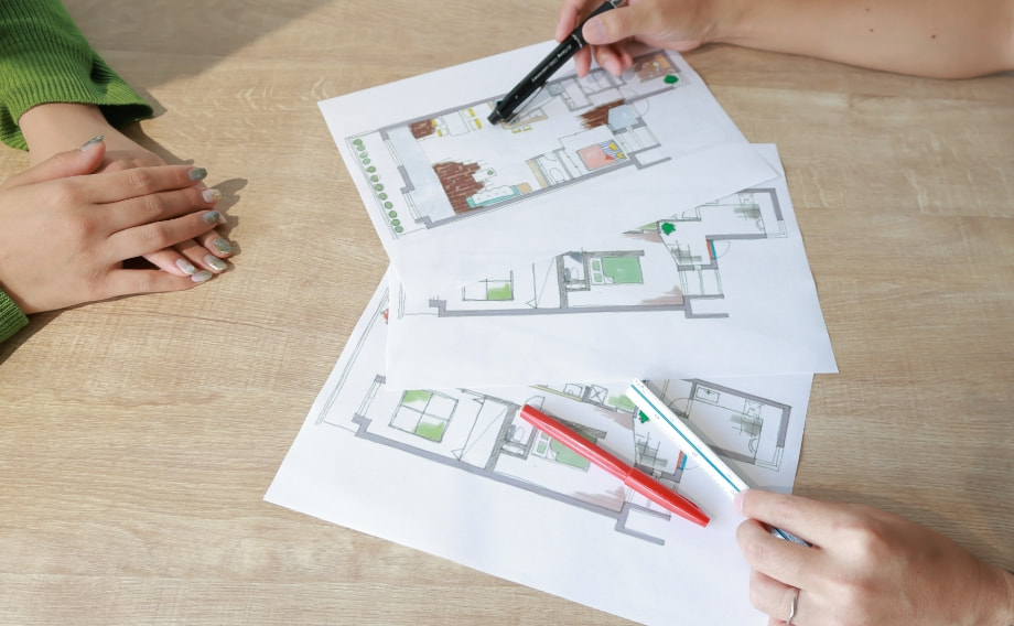 売買契約前に設計プランニングを行うから安心
