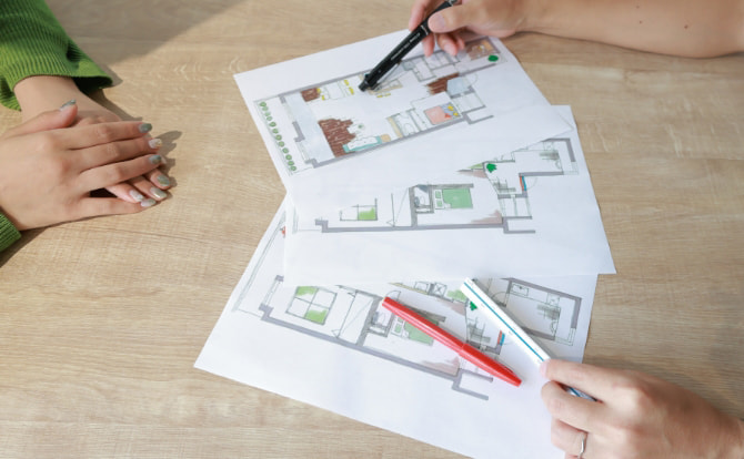 売買契約前に設計プランニングを行うから安心